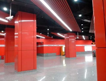 地鐵烤瓷鋁單板