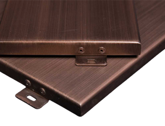 仿銅拉絲鋁單板