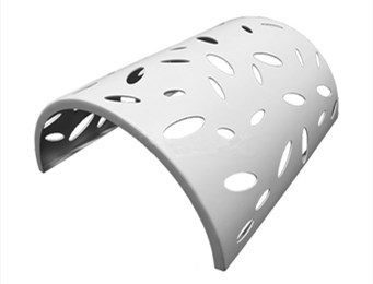 雕花包柱鋁單板